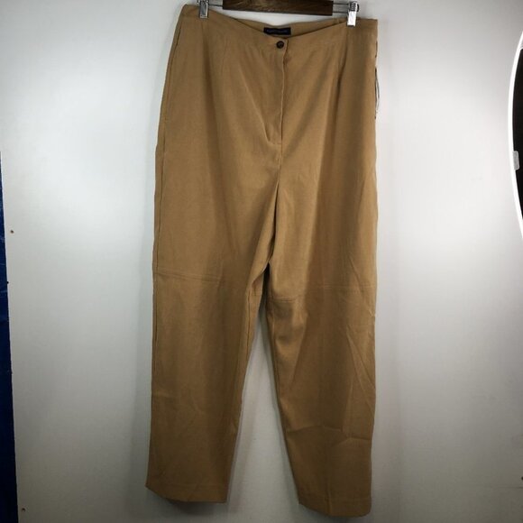 Karen Scott Tan Stretch Pants Size XL  NWT - Picture 1 of 8